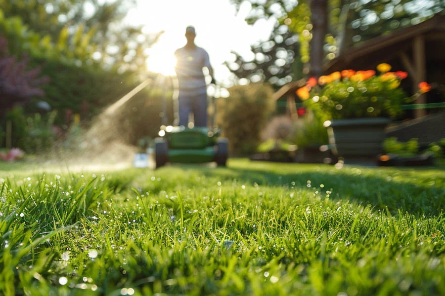 battery powered electric lawn mowers