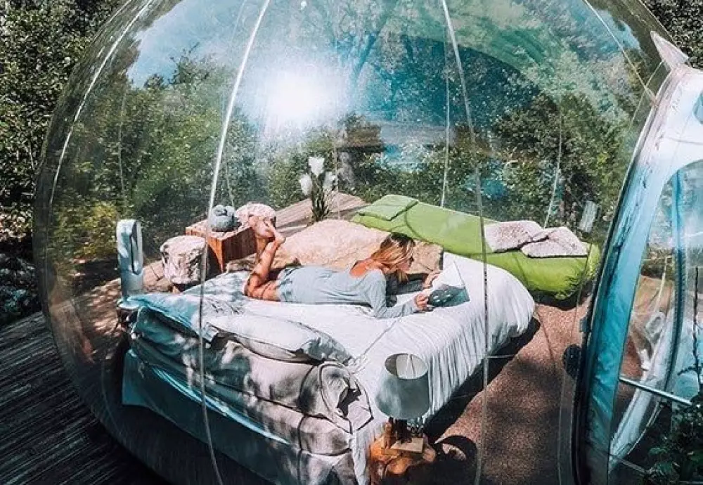 outdoor see through bubble tent