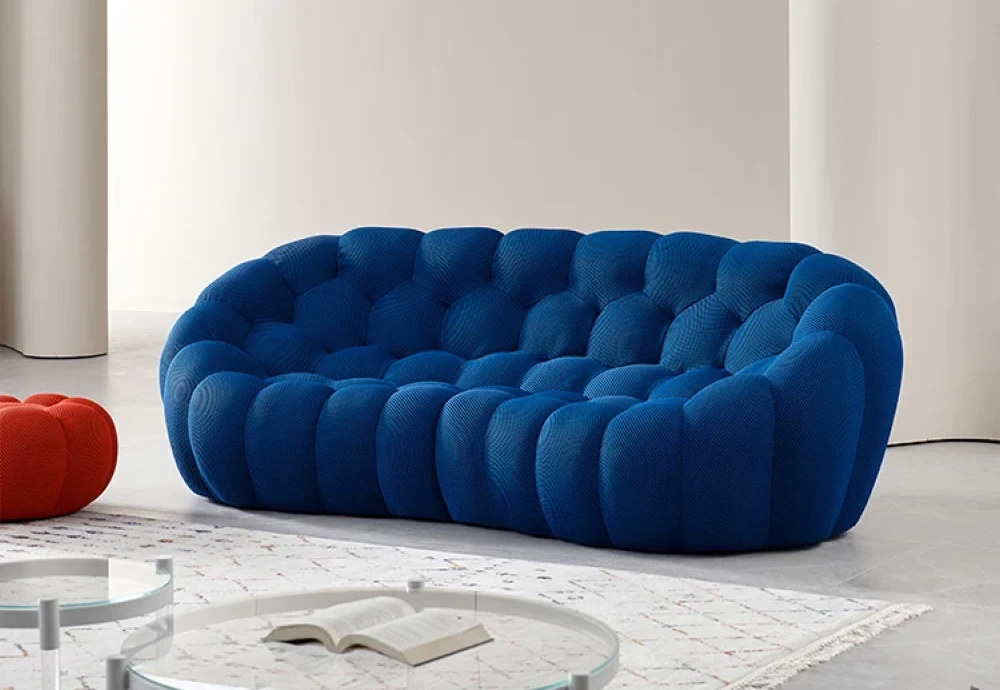 bubble sofa blue